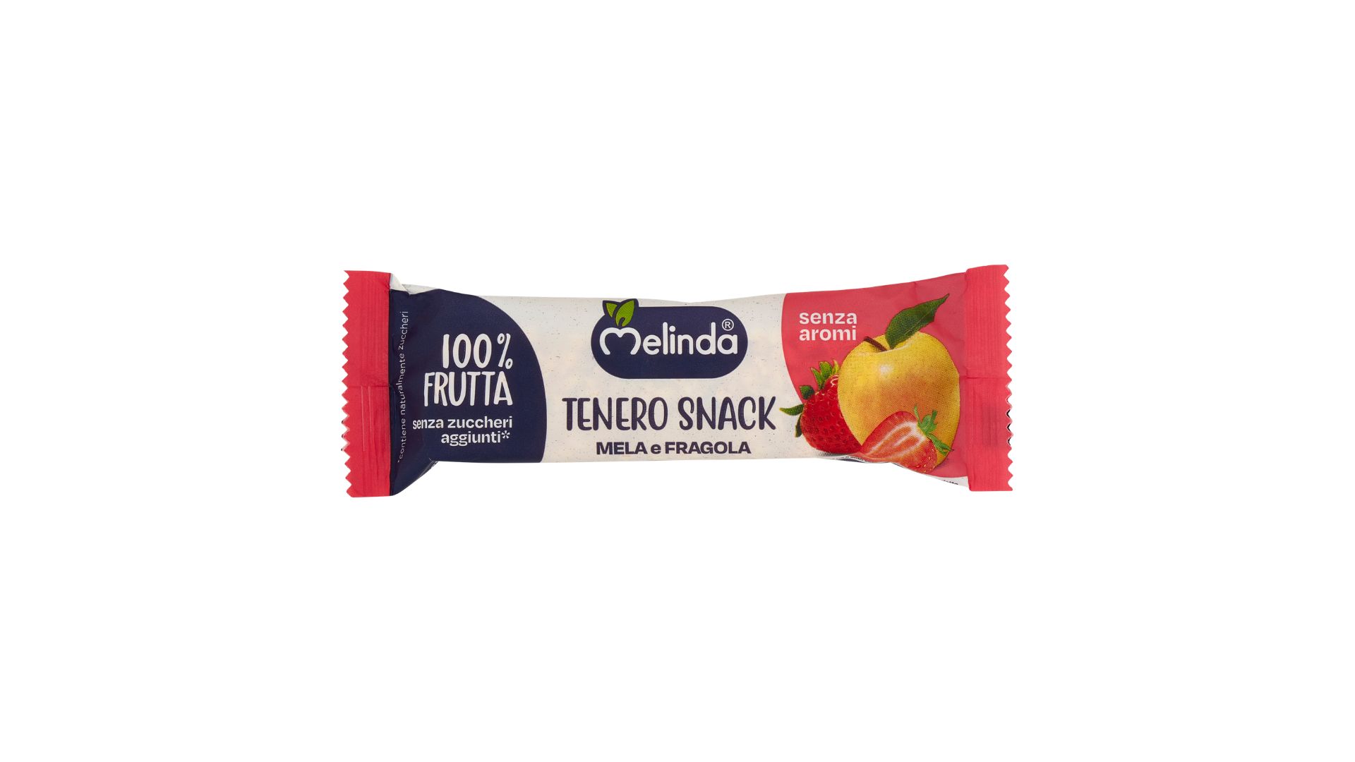 BARRETTA TENERO SNACK GR 25 MELA FRAGOLA